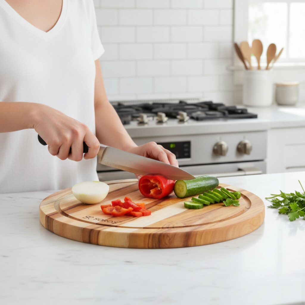 wooden chopping board