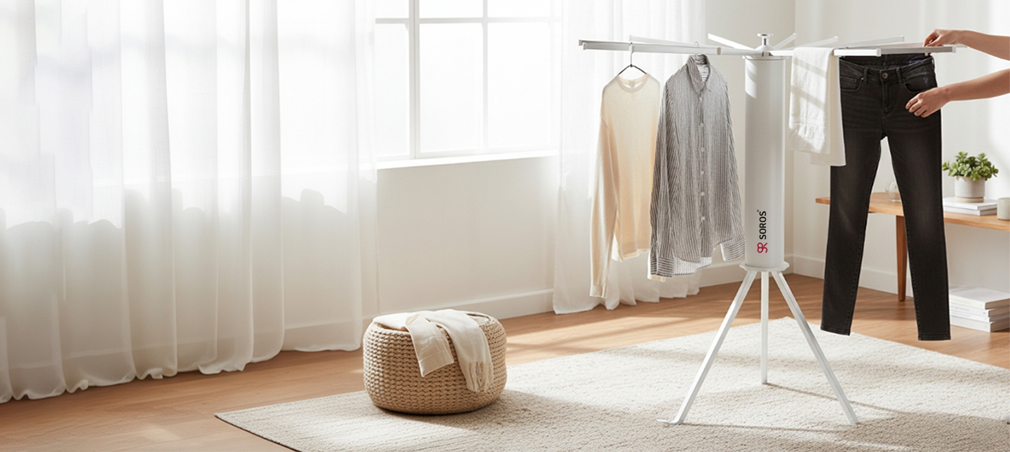 Soros cloth drying stand