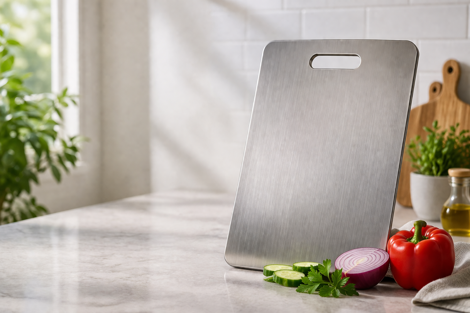 Stainless Steel Chopping Board