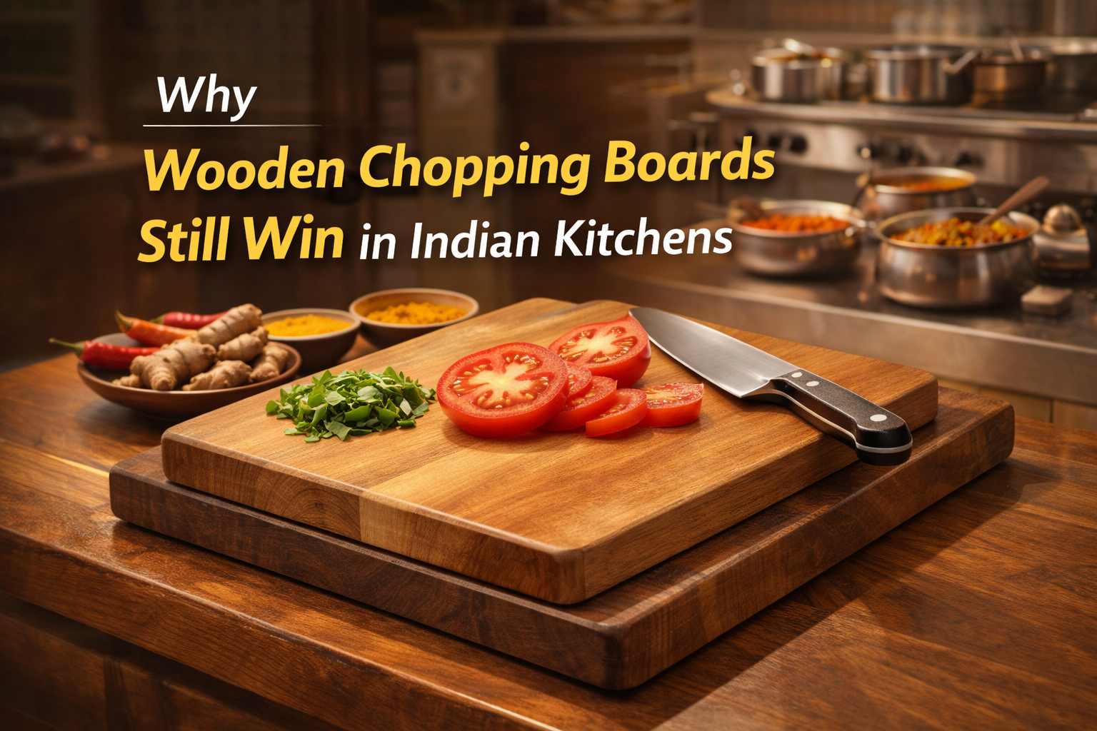 Why Wooden Chopping Boards Still Win in Indian Kitchens