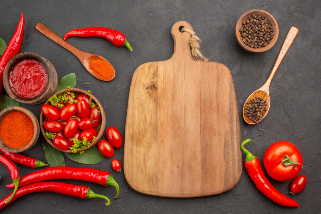 wooden chopping board
