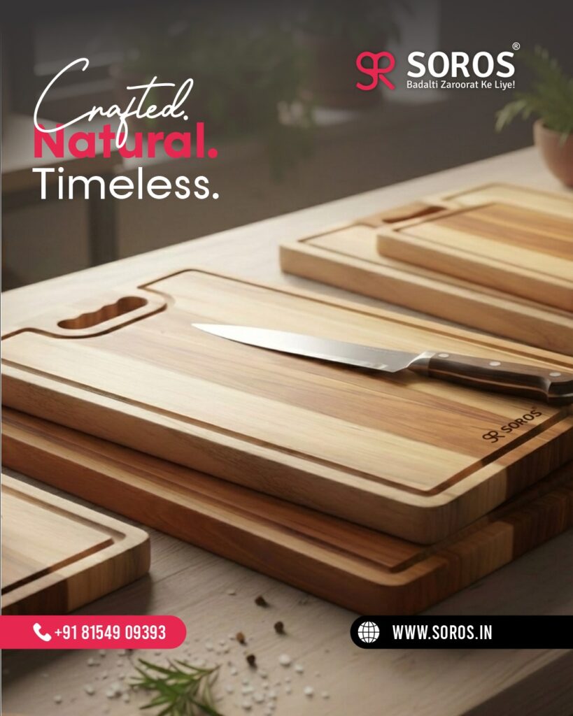 How Wooden Chopping Board Manufacturers in India Are Meeting Global OEM & Export Demand