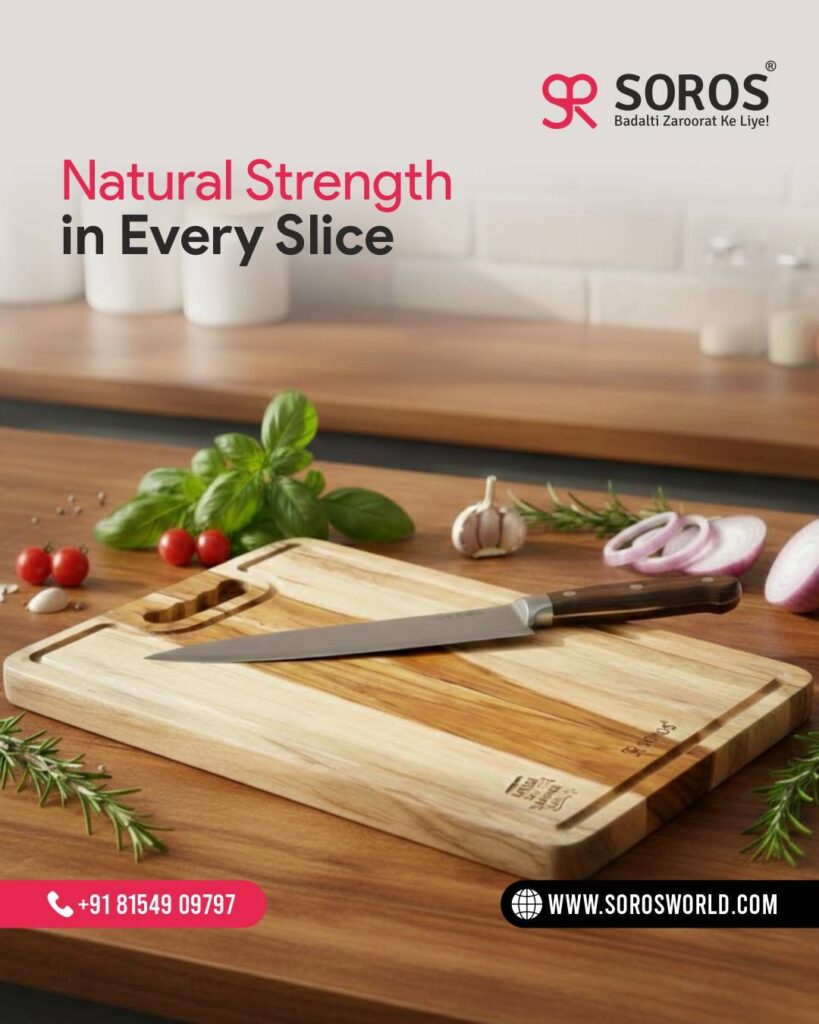 Why Hotels, Restaurants & Cloud Kitchens Prefer Wooden Chopping Boards for Premium Food Preparation