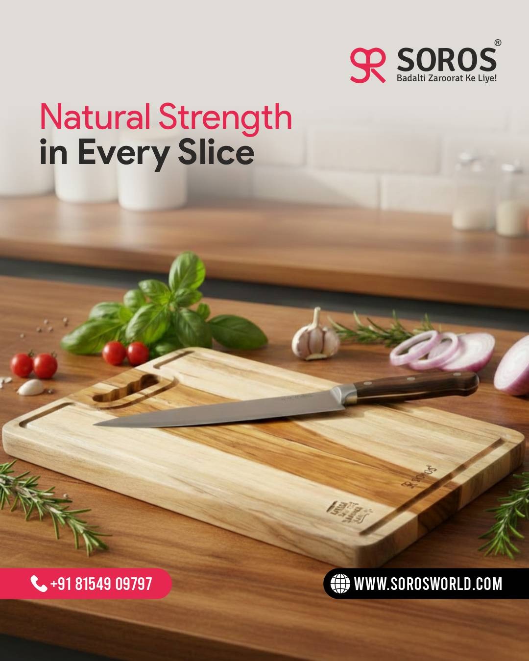 Why Hotels, Restaurants & Cloud Kitchens Prefer Wooden Chopping Boards for Premium Food Preparation