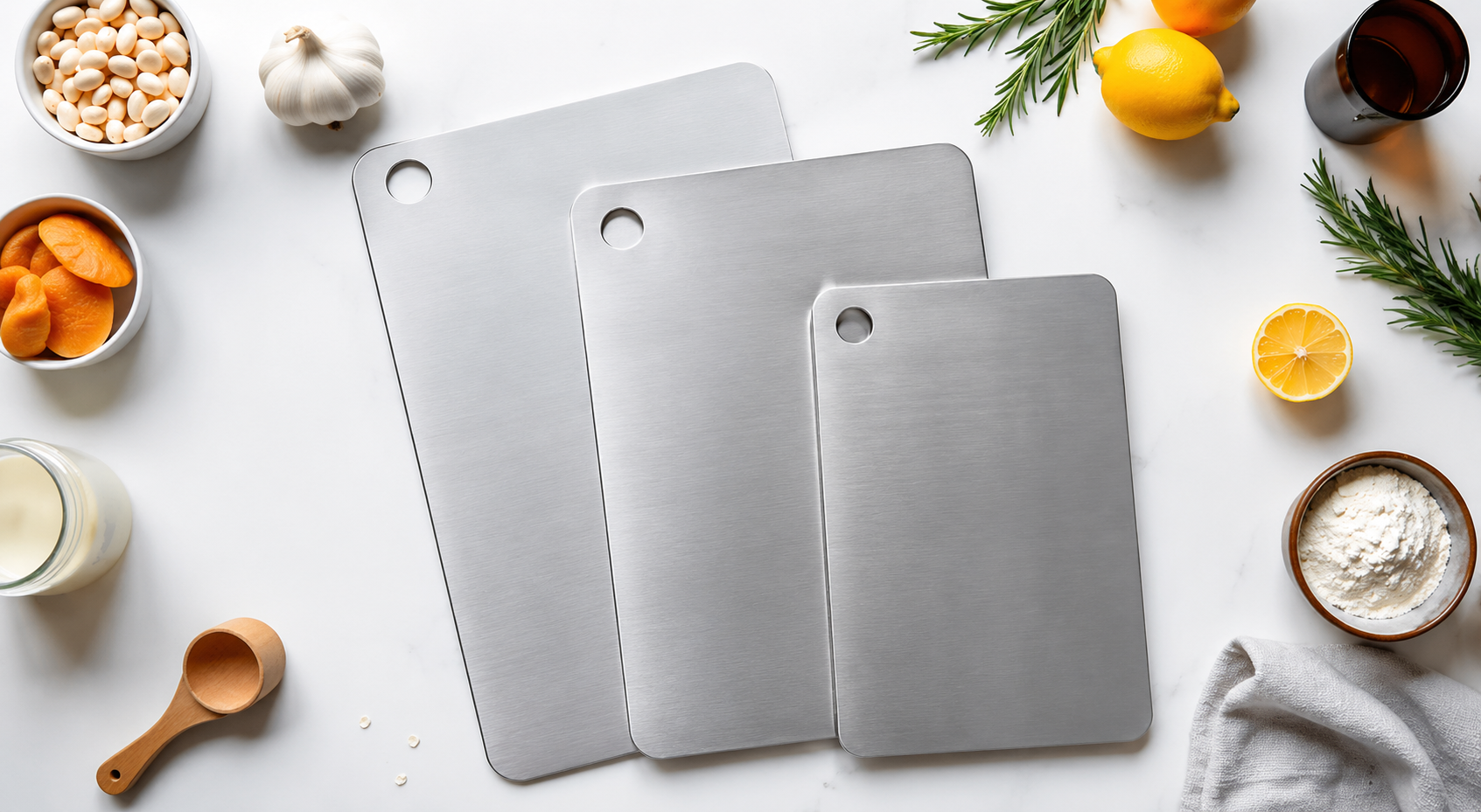 Stainless steel chopping board designs India