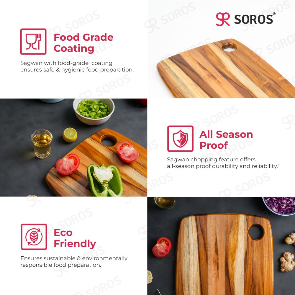 daily use wooden chopping board