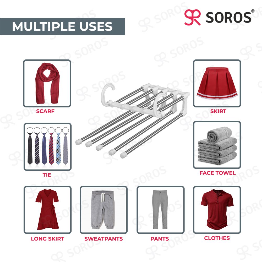 multiple use cloth drying hanger